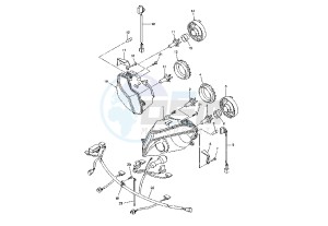 YZF R1 1000 drawing HEADLIGHT