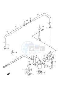 DF 150 drawing Fuel Pump (2009 & Newer)