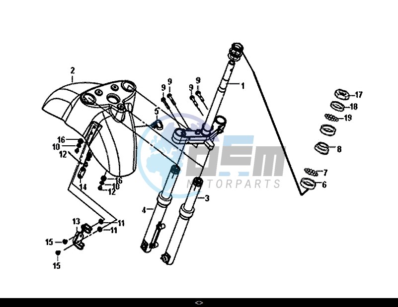 STEERING STEM FRONT CUSHION