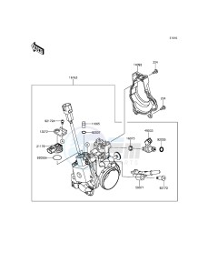 KLX250 KLX250SFF XX (EU ME A(FRICA) drawing Throttle