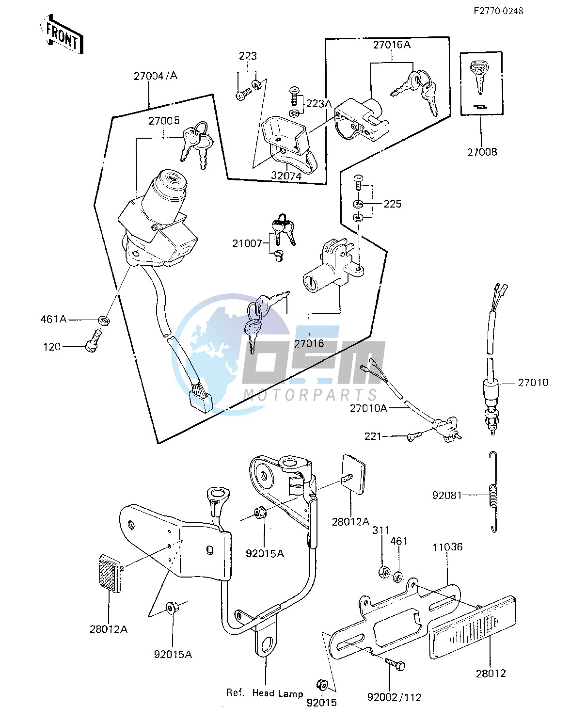 IGNITION SWITCH_LOCKS_REFLECTORS