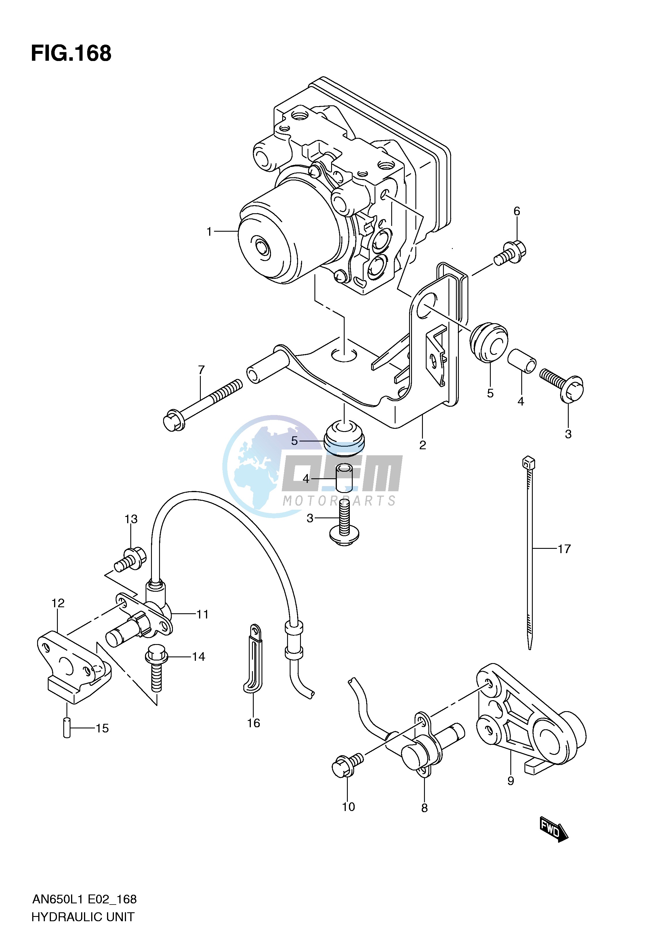 HYDRAULIC UNIT (AN650AL1 E24)