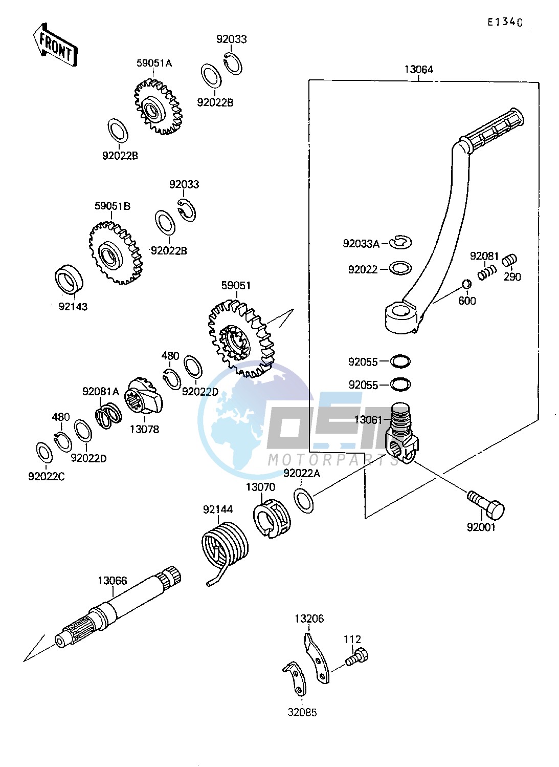 KICKSTARTER MECHANISM