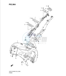 GSX-R1000 drawing FRAME (MODEL L0)