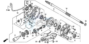 TRX500TM drawing FINAL DRIVEN GEAR