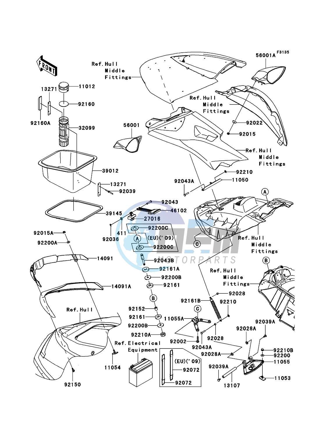 Hull Front Fittings