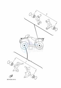 YFM450FWBD KODIAK 450 EPS (BHT4) drawing MAINTENANCE PARTS KIT