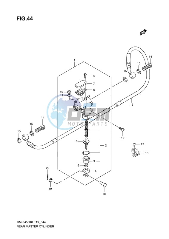 REAR MASTER CYLINDER