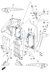 RM-Z450 drawing RADIATOR