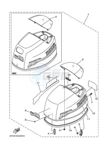 F40BETL drawing TOP-COWLING