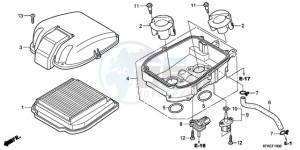 VTR2509 Europe Direct - (ED / LL) drawing AIR CLEANER