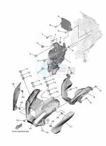 MT-09 SP MTN890D (BAMA) drawing HEADLIGHT