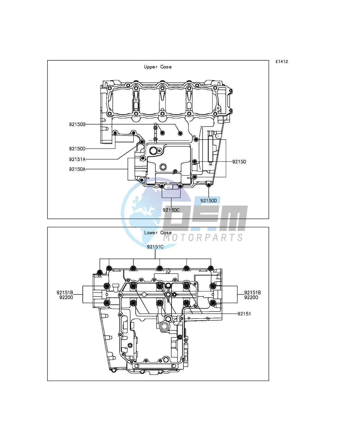 Crankcase Bolt Pattern