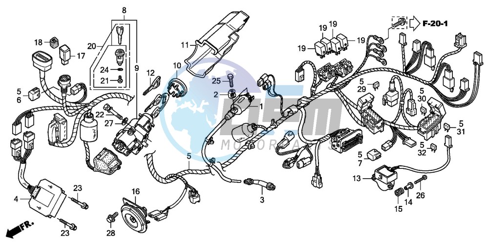 WIRE HARNESS (FES1257/A7)(FES1507/A7)