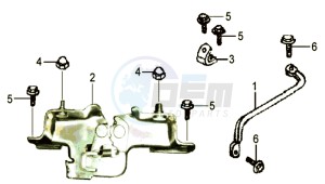 JOYRIDE 125 E2 drawing BUDDYSEAT LOCK