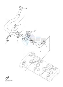 YZF-R1M 998 R4 (2KSE) drawing AIR INDUCTION SYSTEM