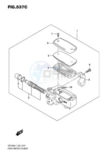 VZR1800BZ BOULEVARD EU drawing FRONT MASTER CYLINDER