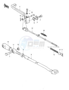 KDX 175 A [KDX175] (A1) [KDX175] drawing BRAKE PEDAL_TORQUE LINK -- 80 A1- -