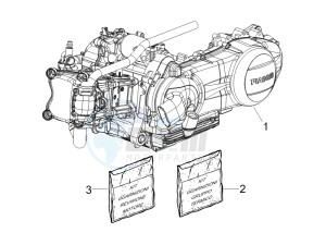 GTS 300 ie (EMEA, APAC) drawing Engine, assembly