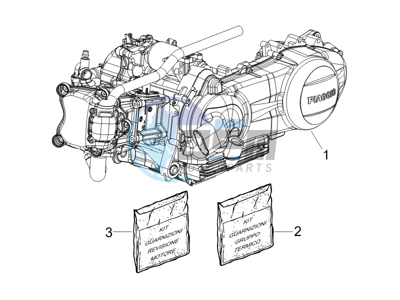 Engine, assembly