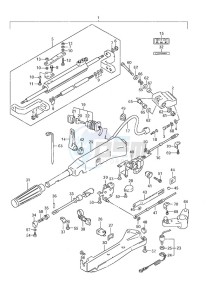 DF 115 drawing Tiller Handle