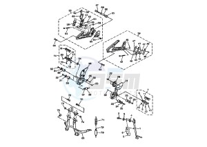 FZS 1000 drawing STANDS-FOOTREST