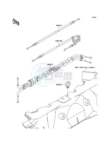 ZZR1400_ABS ZX1400FEF FR GB XX (EU ME A(FRICA) drawing Cables