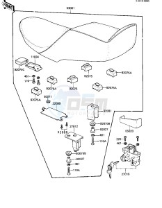 KZ 250 L [CSR BELT] (L1) [CSR BELT] drawing SEAT