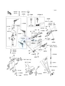 ZR 750 L [Z750 EU] (L7F-L8F) L7F drawing IGNITION SWITCH