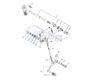 XTZ SUPER TENERE 1200 drawing SHIFT SHAFT