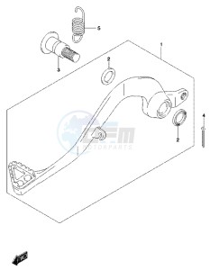 RM85L drawing REAR BRAKE