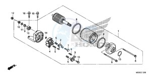 NC700SDD NC700S Dual Cluth ABS 2ED drawing STARTING MOTOR