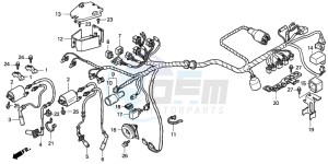 VT1100C2 drawing WIRE HARNESS (VT1100C2)