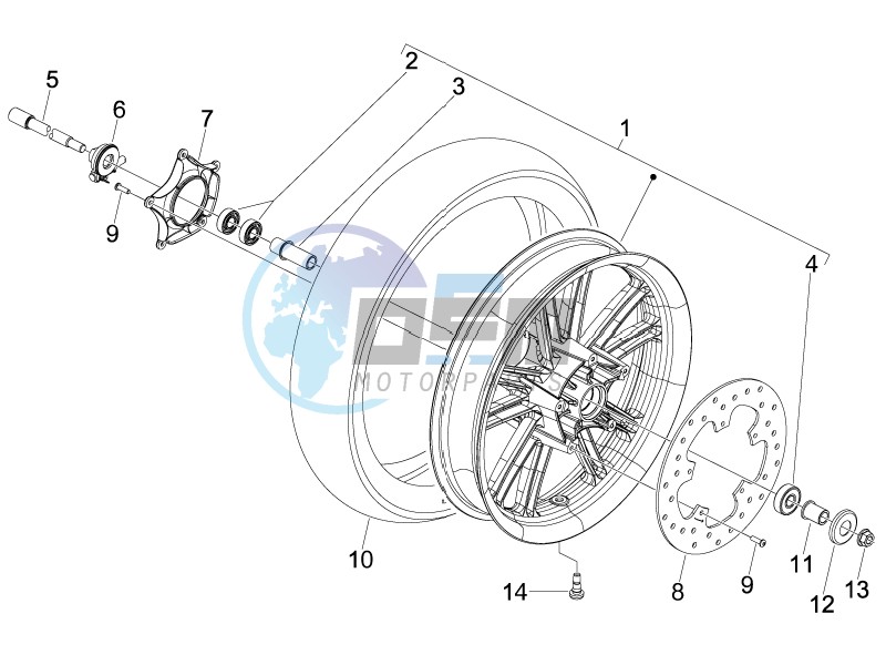 Front wheel