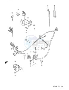 AD50 (E41) drawing WIRING HARNESS