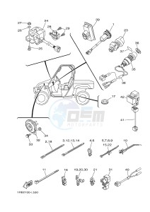 YXR700F YXR7FSPD RHINO 700 SPORTS EDITION (1RBM 1RBN 1RBP) drawing ELECTRICAL 2