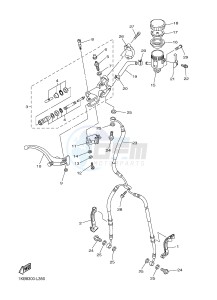 YZF-R1D 1000 (1KBV) drawing FRONT MASTER CYLINDER