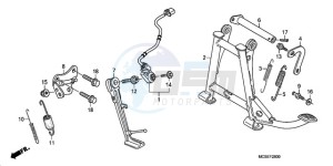 ST1300A9 UK - (E / ABS MKH MME) drawing STAND