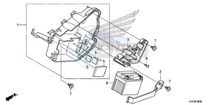 CRF110FD CRF110F Europe Direct - (ED) drawing BATTERY