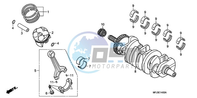 CRANKSHAFT/PISTON