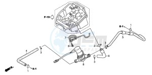 XL1000V drawing AIR INJECTION CONTROL VALVE