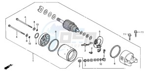 FJS600A SILVER WING drawing STARTING MOTOR