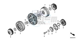 NC700SDD NC700S Dual Cluth ABS 2ED drawing CLUTCH ( NC700SD)