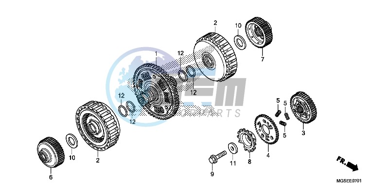 CLUTCH ( NC700SD)