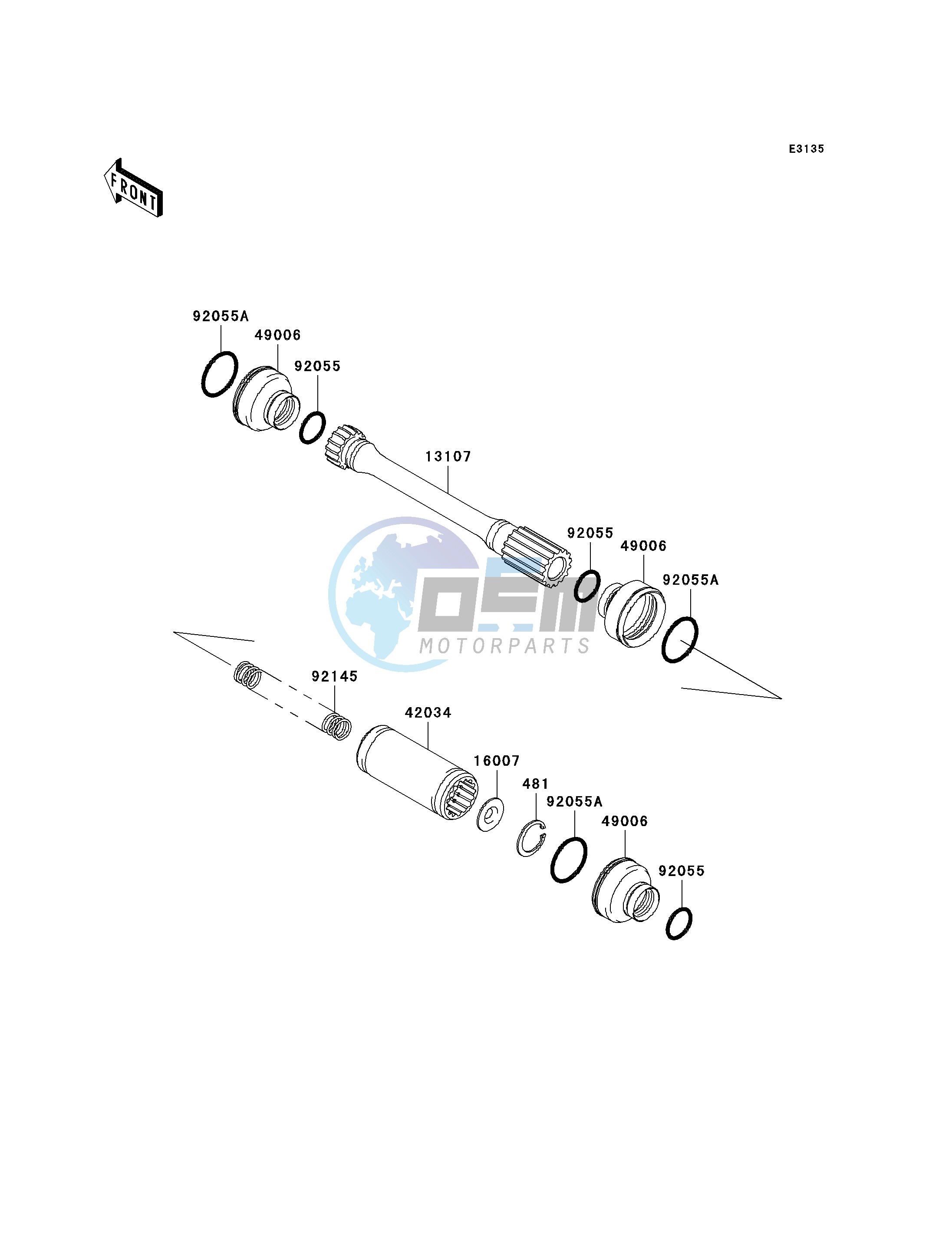 DRIVE SHAFT-PROPELLER