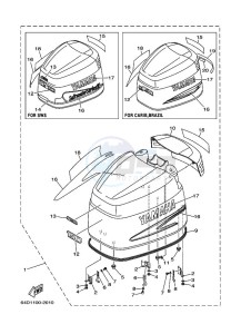 L150FETOX drawing FAIRING-UPPER