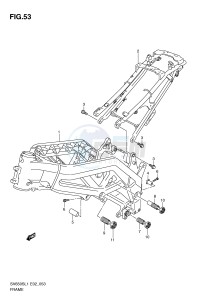 SV650S (E2) drawing FRAME