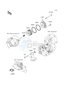 KLX 450 A [KLX450R] (A8F-A9F) A9F drawing OIL FILTER