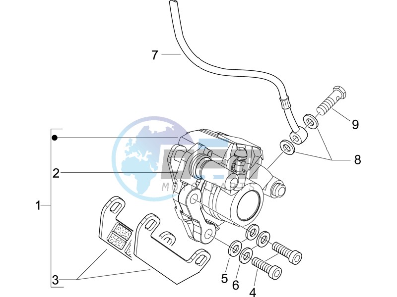 Brakes pipes - Calipers