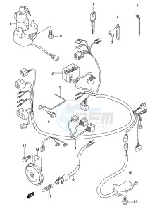 GZ125 (P19) drawing WIRING HARNESS